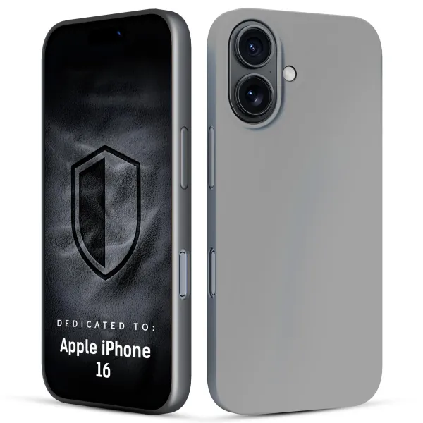 Apple iPhone 16 - 3mk Hardy Mellow Case Gray
