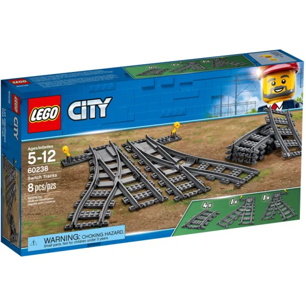 Klocki LEGO City 60238 - Zwrotnice