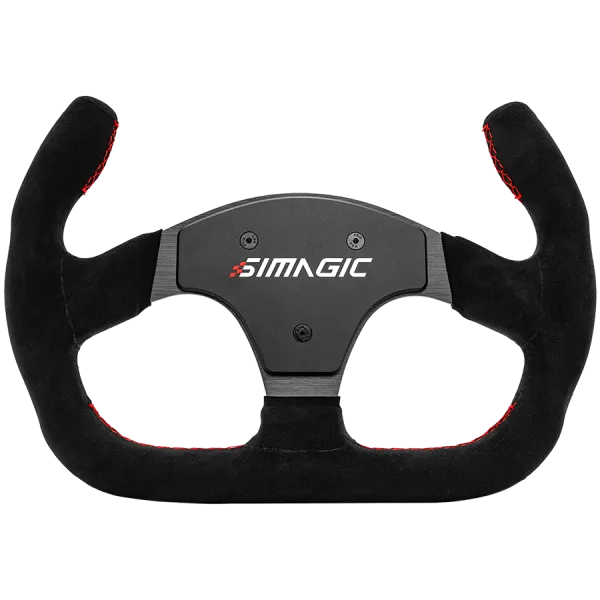 SIMAGIC Kierownica w kształcie litery C bez PIASTY 325 mm Alcantara