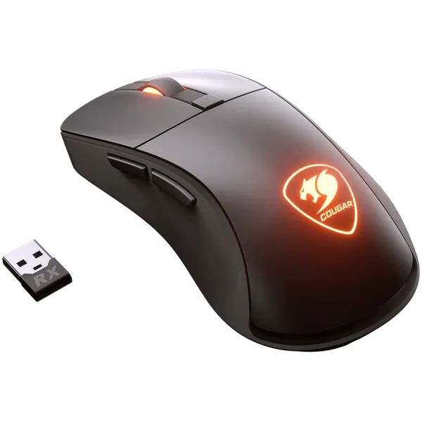 COUGAR Mysz Gamingowa Surpassion RX, USB, LED, Czarna