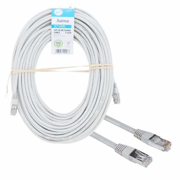 Kabel sieciowy Hama CAT5e F/UTP 1 Gbit/s 30M koszowy