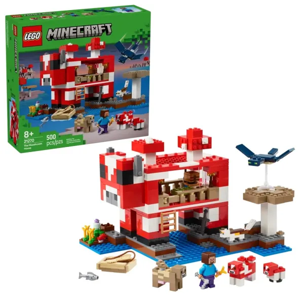 Klocki LEGO Minecraft 21270 - Dom grzybowej krowy
