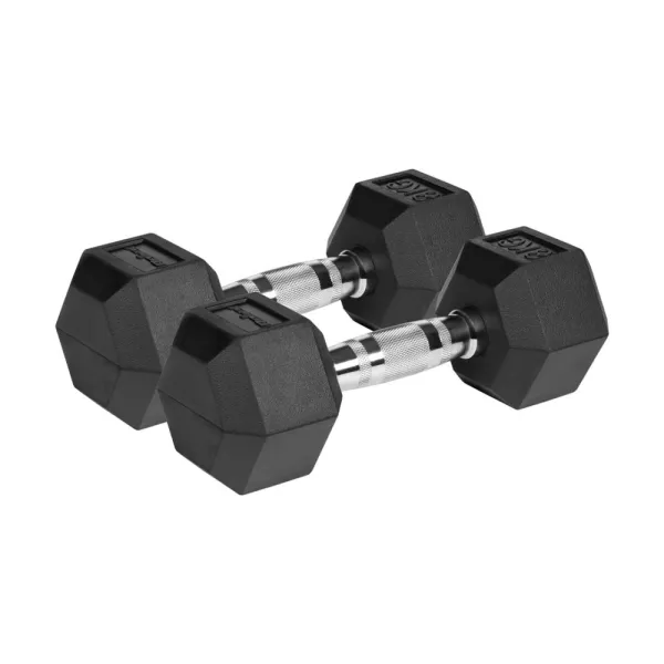 Hantle żeliwne gumowane HEX Rebel Active RBA-2325 2 × 8 kg