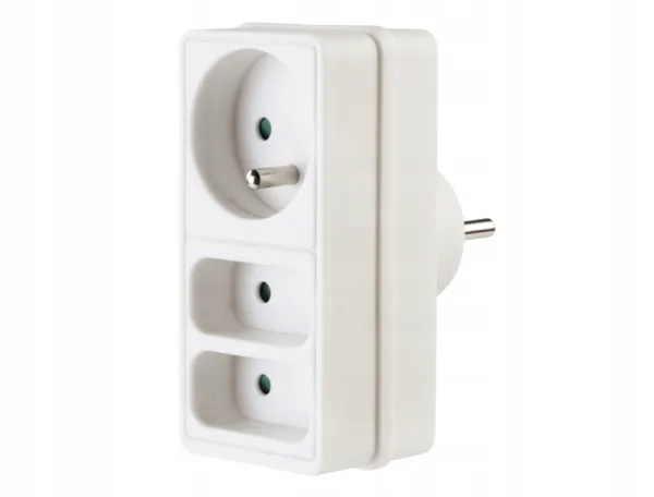 Hama Rozgałęźnik Adapter Gniazdo Sieciowe / 3-Way
