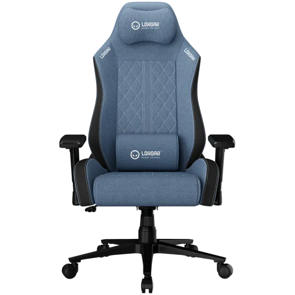LORGAR Fotel Gamingowy Advanced CHA41, Niebieski