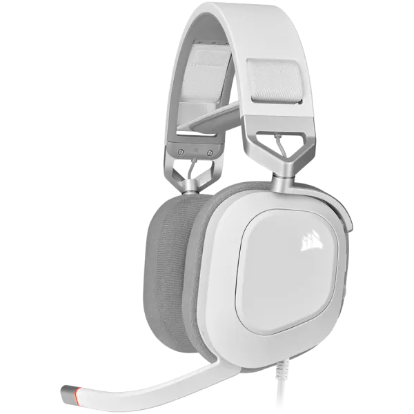 CORSAIR HS80 RGB USB Headset, White - EU